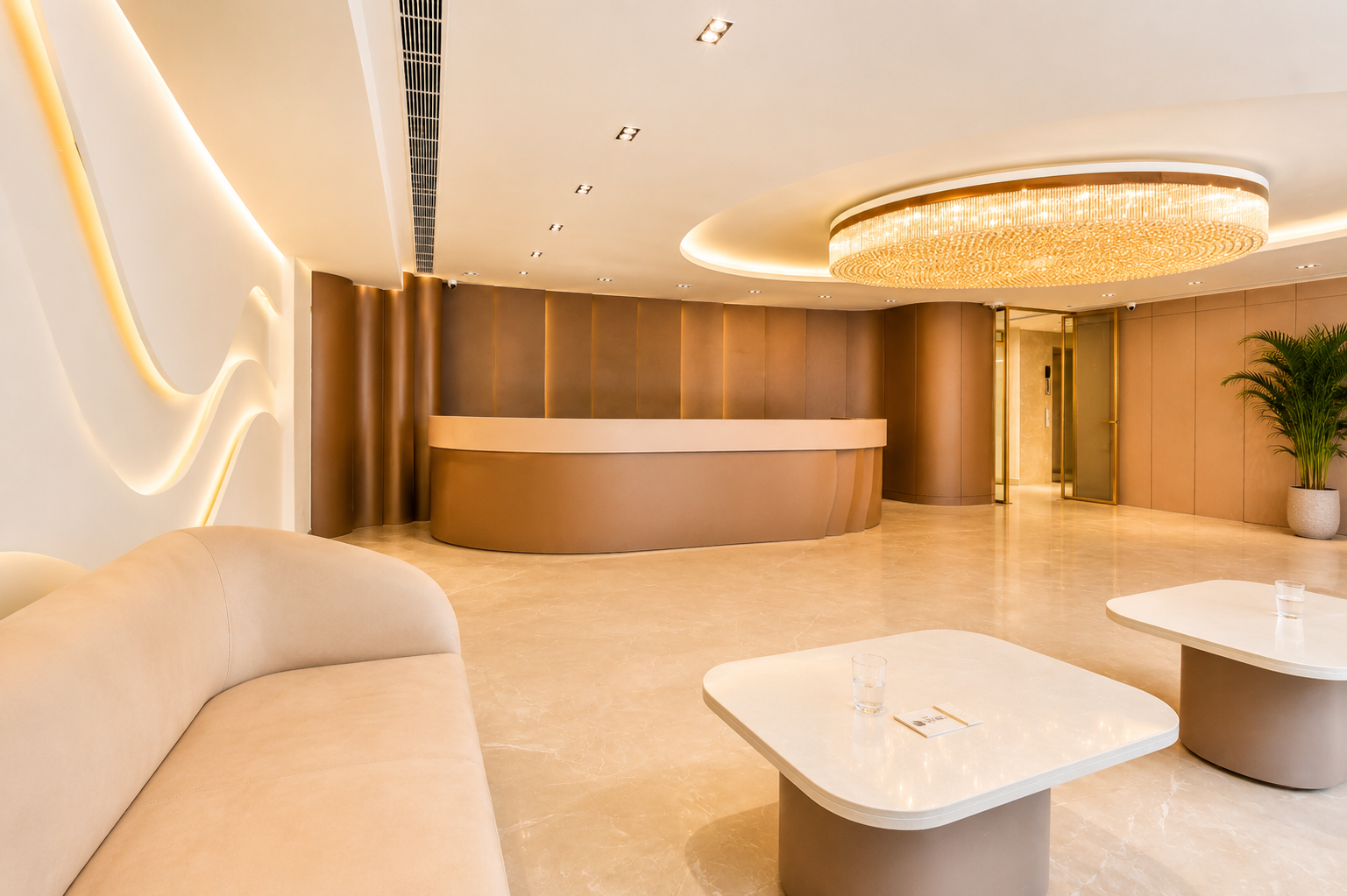 Melange Homes lobby